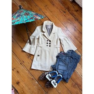 Nanette Lepore‎ Cotton Trench Jacket Size M